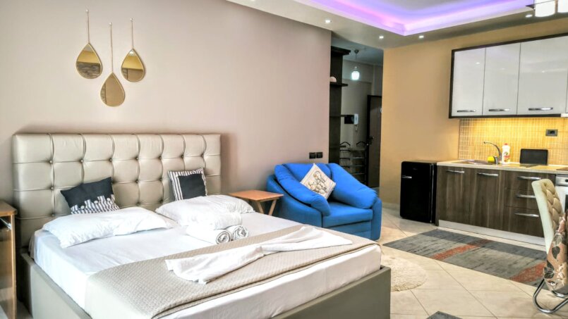 Vlora promenade beach studio apartment