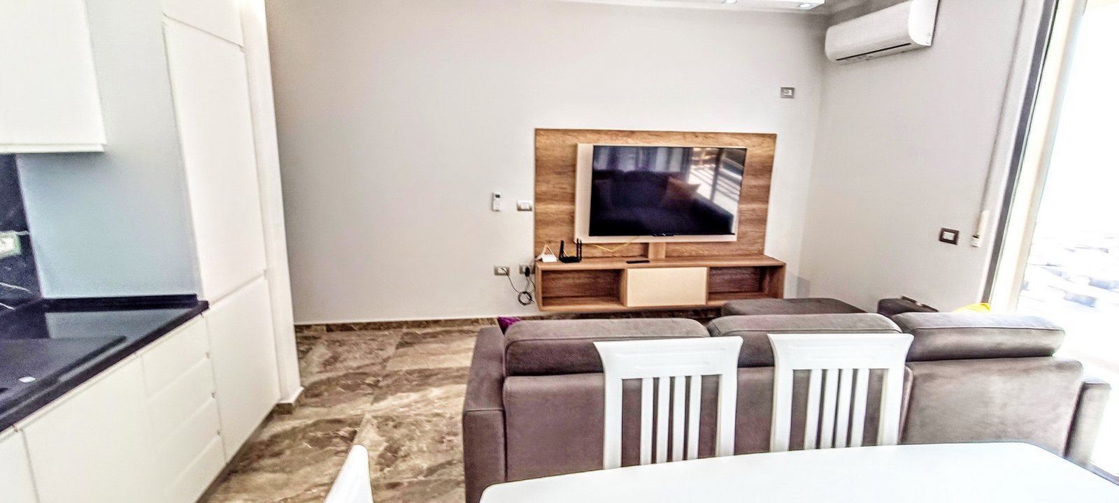 Beachfront two bedroom apartment in Vlora .A-10